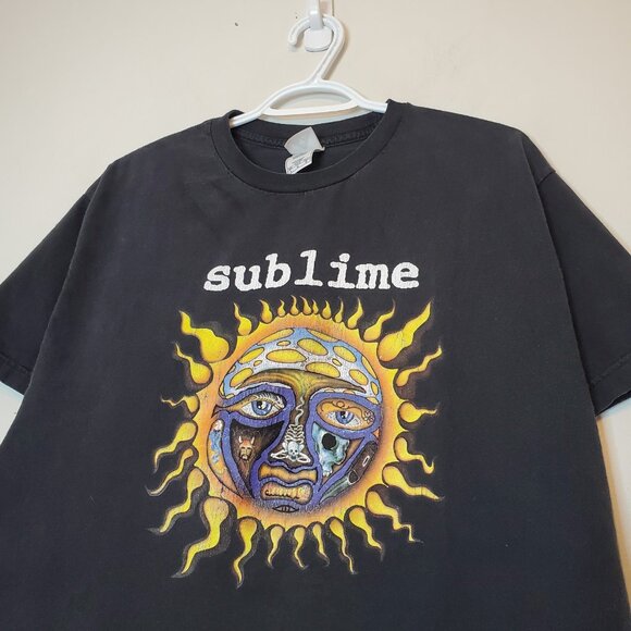 Vintage 90s Sublime 40 Oz. To Freedom Graphic Band Shirt Black Size L - Picture 3 of 6